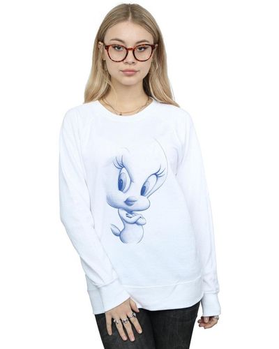 Looney Tunes Tweety Attitude Sweatshirt - White