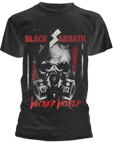 Rocksax Black Sabbath T Shirt - Wicked World Amplified Vintage