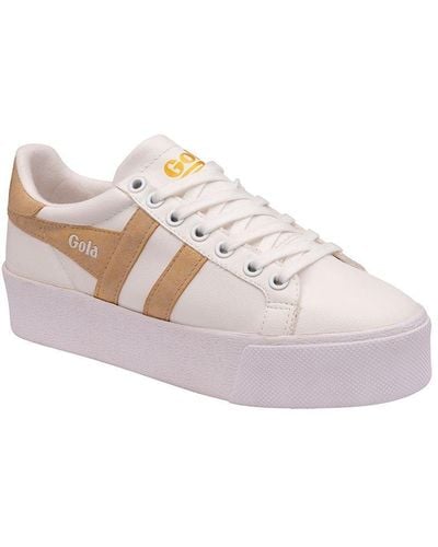 Gola 'orchid Platform' Lace-up Trainers - Pink