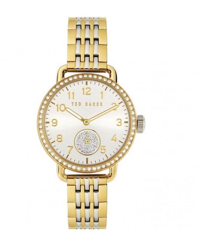 Ted Baker Stainless Steel Fashion Analogue Watch Bkpamf210 in