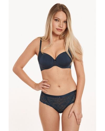 Lisca 'evelyn' Underwired T-shirt Bra - Blue