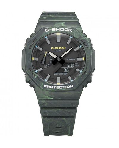 G-Shock G-shock Foggy Forest Series Plastic/resin Watch - Ga-2100fr-3aer - Grey
