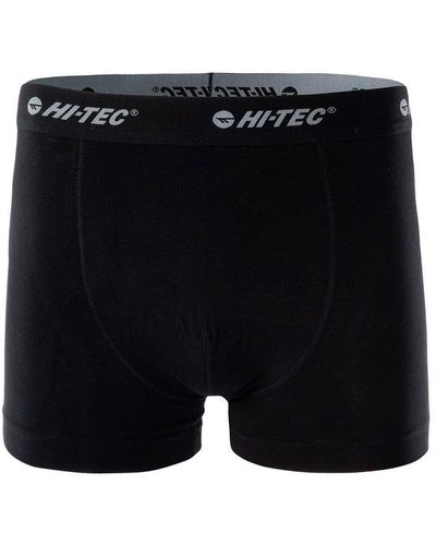 Hi-Tec Riko Boxer Shorts Pack Of 2 - Black