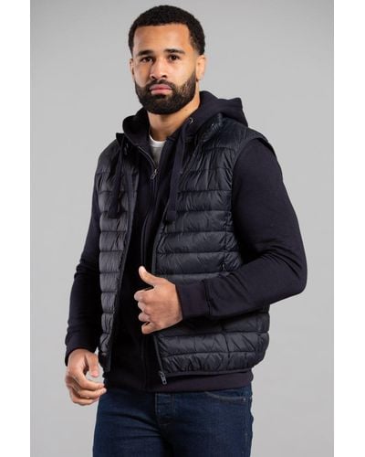 French Connection Superlight Puffer Gilet - Blue