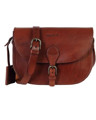 THE DUST COMPANY Leather Crossbody - Brown