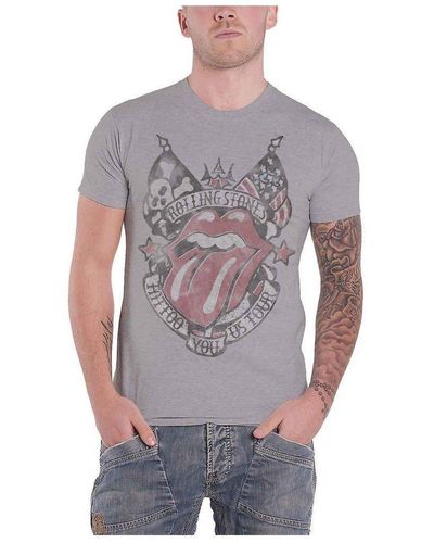 The Rolling Stones Tattoo You Us Tour T-shirt - Grey