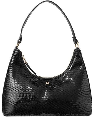Fiorelli Vega Sequin Shoulder Bag - Black