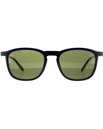 Lacoste Square Blue White Red Green Sunglasses