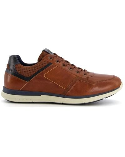 Dune Wide Fit 'thymes' Leather - Brown