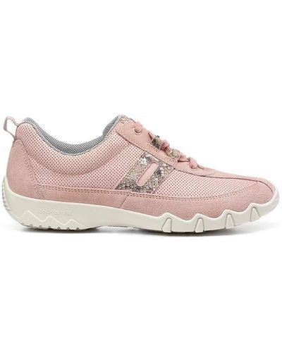 Hotter Extra Wide 'leanne Ii' Active Shoes - Pink