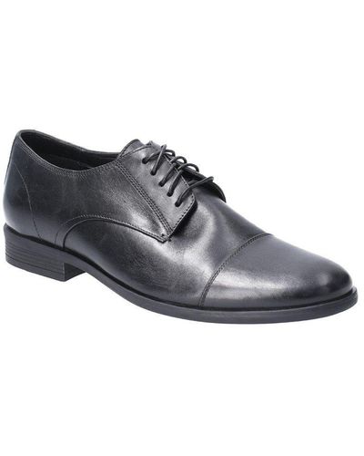 Hush Puppies 'ollie Cap Toe' Leather Lace Shoes - Grey