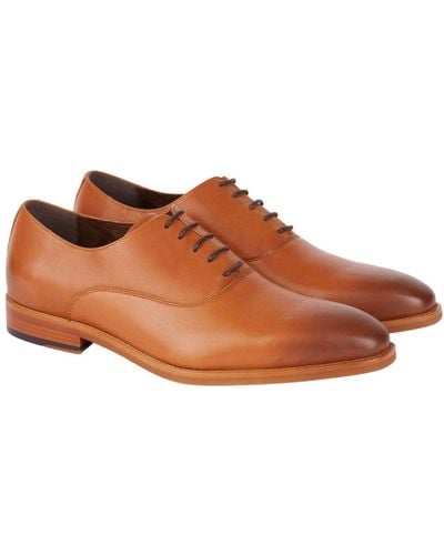 Jeff Banks Lace Up Derby Shoe - Brown