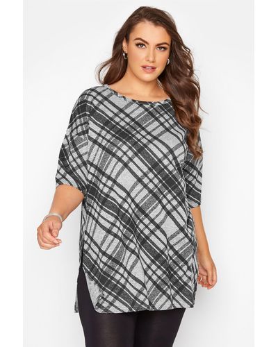 Yours Oversized Top - Grey