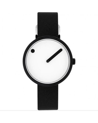 PICTO Stainless Steel Fashion Analogue Quartz Watch - 43343-4112mb - Black