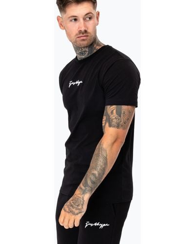 Hype Scribble Logo T-shirt - Black