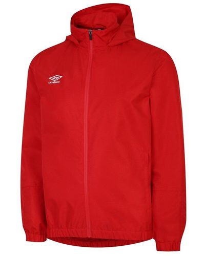 Umbro Total Training Waterproof Jacket - Red