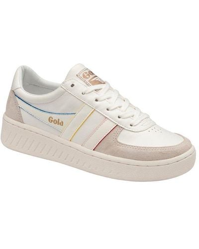 Gola 'grandslam Prime' Lace-up Trainers - White