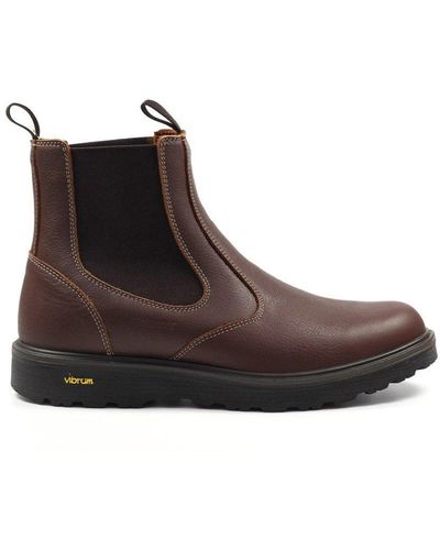 Grisport Crieff Grain Leather Walking Boots - Brown