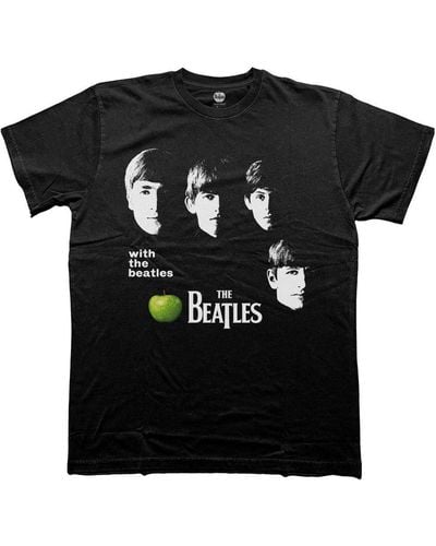 The Beatles We Apple Cotton T-shirt - Black