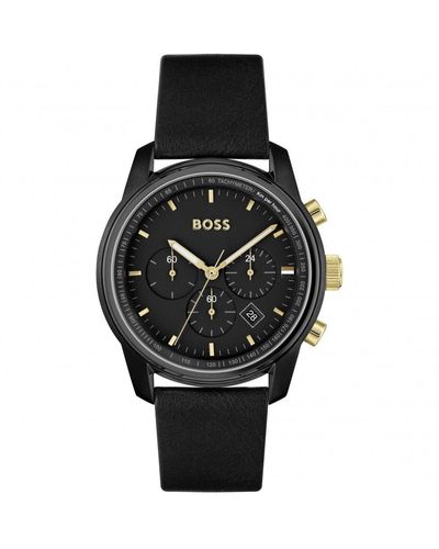 BOSS Trace Stainless Steel Fashion Analogue Watch - 1514003 - Black