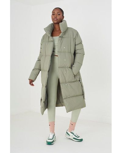 Brave soul hot sale mid satin parka