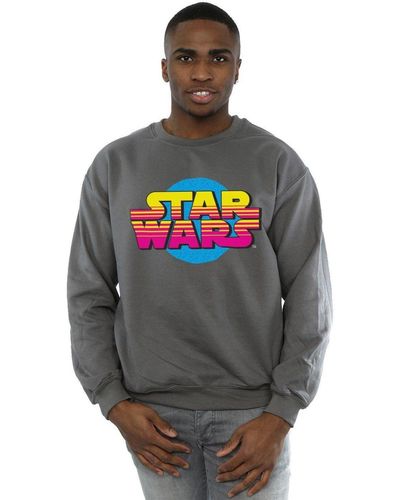 Star Wars Summer Fade Logo Sweatshirt - Grey