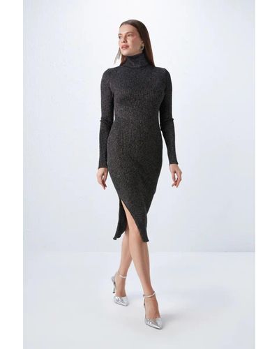 GUSTO Knit Dress - Black