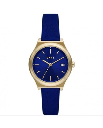 DKNY Parsons Stainless Steel Fashion Analogue Quartz Watch - Ny2971 - Blue
