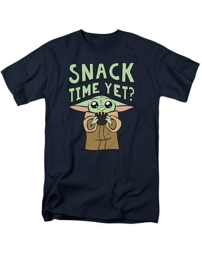 Star Wars Grogu Snack Time T-shirt - Blue