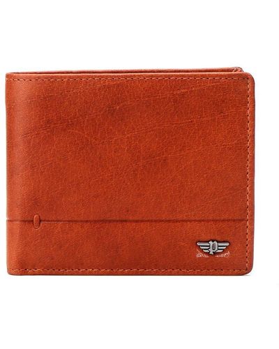 Police Gift Boxed Leather Id Wallet - Red
