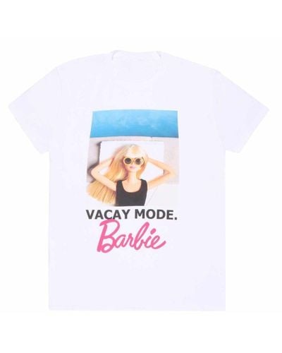 Barbie Vacay Mode T-shirt - White