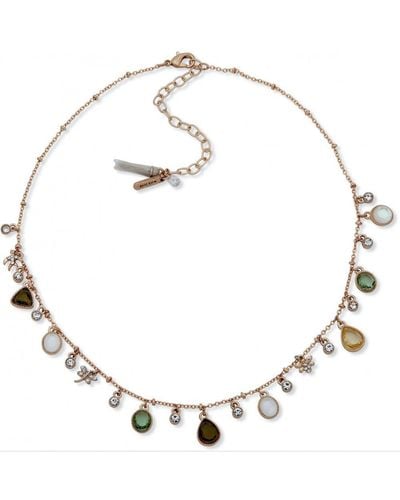 Lonna & Lilly Earthly Elegance Charm Necklace - 60550284 - White