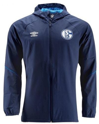 Umbro Fc Schalke 04 Shower Jacket - Blue