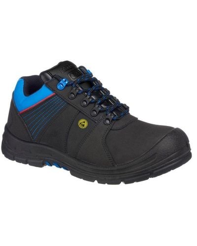 Portwest Protector Leather Compositelite Safety Shoes - Blue