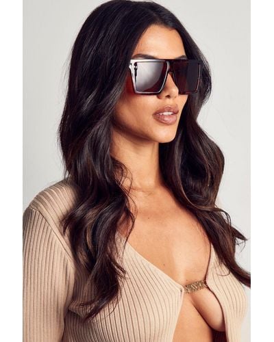 MissPap Oversized Framed Sunglasses - Blue