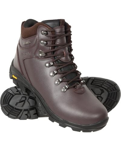 Mountain Warehouse Extreme Waterproof Boots Vibram Sole Walking Hiking - Black