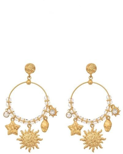 Bibi Bijoux Gold 'cielo' Charm Earrings - Metallic