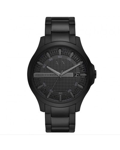 Armani Exchange Stainless Steel Fashion Analogue Quartz Watch - Ax2427 - Black