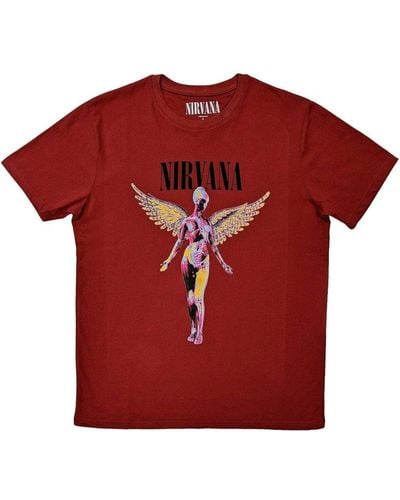Nirvana In Utero T-shirt - Red