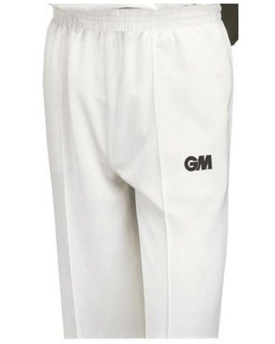 Gunn and Moore Maestro Cricket Trousers - White