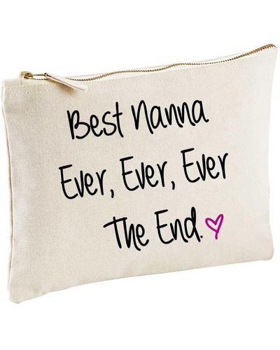 60 SECOND MAKEOVER Best Nanna Ever Ever Ever The End Natural Make Up Bag