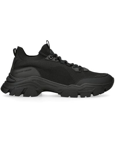 Kurt geiger mens store black trainers