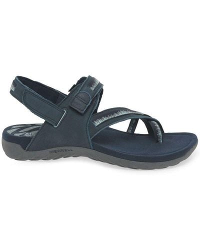Merrell 'terran 3 Cush Convert' Toe Post Sandals - Blue