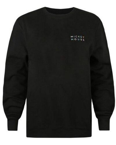 Disney Mickey & Friends Starburst Sweatshirt - Black