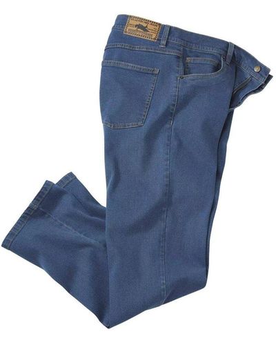 Atlas For Men Stretch Jeans - Blue