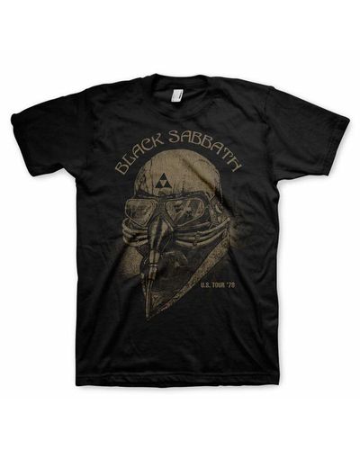 Black Sabbath Us Tour 1978 Plus T-shirt - Black