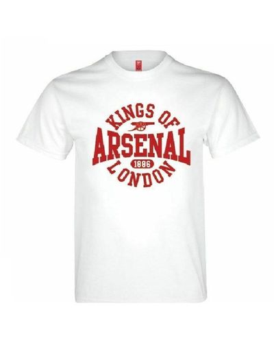 Arsenal Fc Logo T-shirt - White