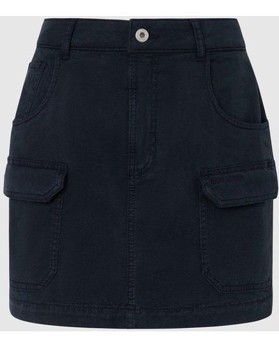 Pepe Jeans Tara Skirt Navy - Blue