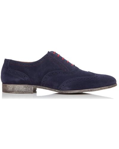 Dune 'rayman' Suede Oxfords - Blue