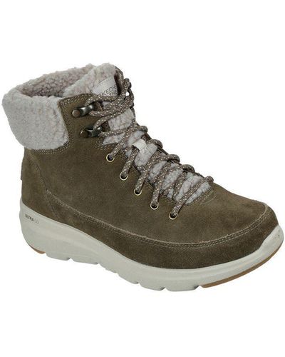 Skechers 'glacial Ultra' Ankle Boots - Green